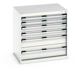 Bott100% extension Drawer units 800 x 650 for Labs and Test facilities Bott Cubio 6 Drawer Cabinet 800Wx650Dx800mmH